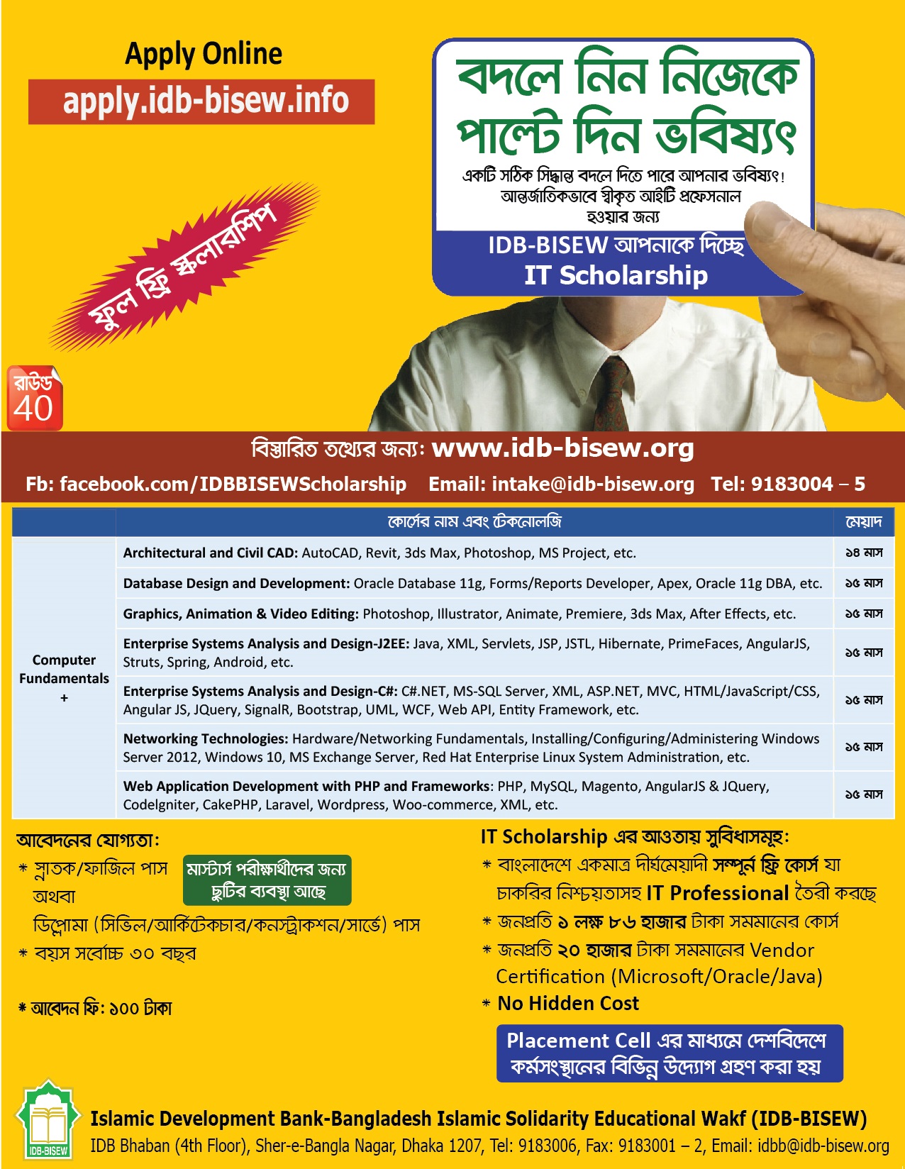 IDB-BISEW ad